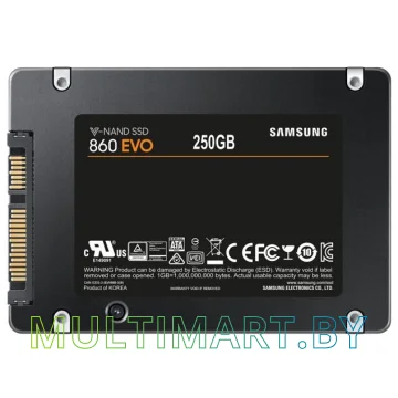 SSD диск Samsung 860 Evo 250GB (MZ-76E250BW) картинка 5